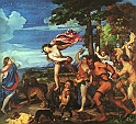 TIZIANO VECELLIO (1485-1576) - Arianna e bacco